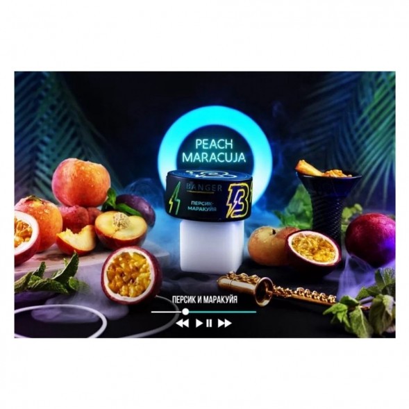Табак Banger - Peach Maracuja (Персик, Маракуйя, 25 грамм) купить в Перми