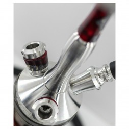 Кальян UNION - Fibonacci Гибрид (Чёрно-Красный, Без Колбы)