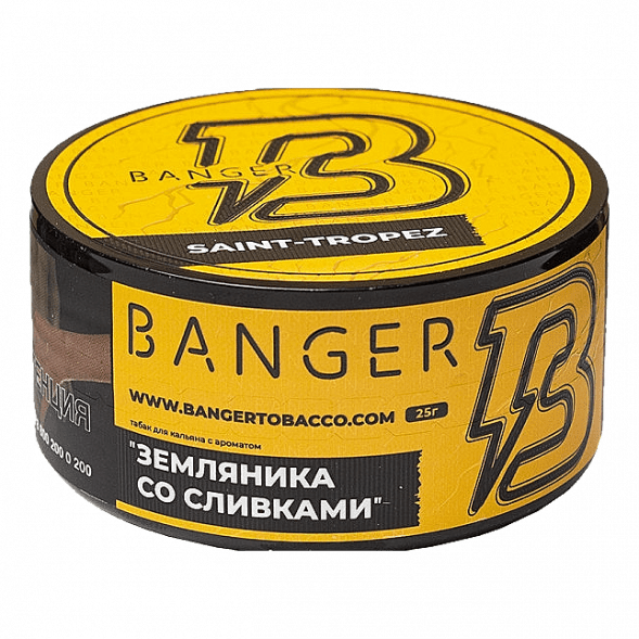 Табак Banger - Saint-Tropez (Земляника со Сливками, 25 грамм) купить в Перми