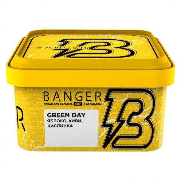Табак Banger - Green Day (Яблоко, Киви, Кислинка, 200 грамм) купить в Перми