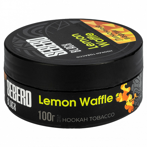 Табак Sebero Black - Lemon Waffle (Лимонные Вафли, 100 грамм) купить в Перми