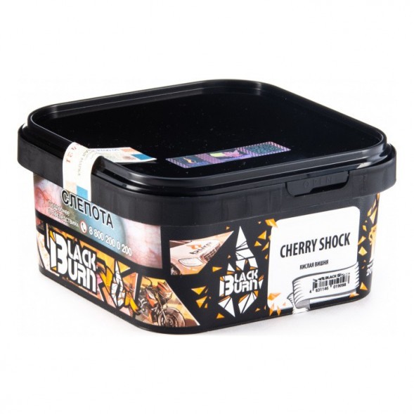 Табак BlackBurn - Cherry Shock (Кислая Вишня, 200 грамм) купить в Перми