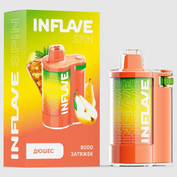 INFLAVE SPIN - Дюшес (8000 затяжек) купить в Перми