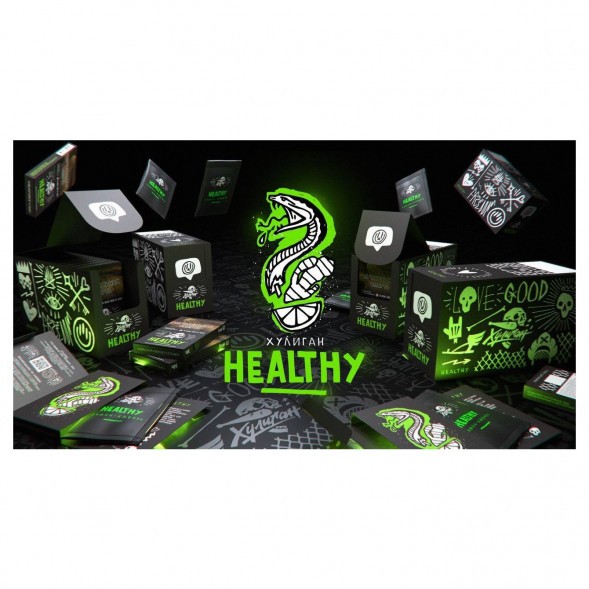 Табак Хулиган - Healthy (Имбирь и Лимон, 25 грамм) купить в Перми