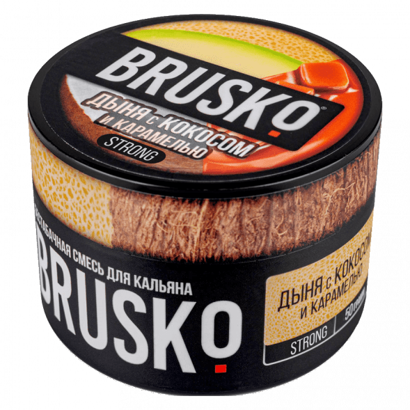 Смесь Brusko Strong - Дыня с Кокосом и Карамелью (50 грамм) купить в Перми