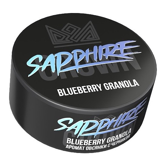Табак Sapphire Crown - Blueberry Granola (Овсянка с Черникой, 100 грамм) купить в Перми
