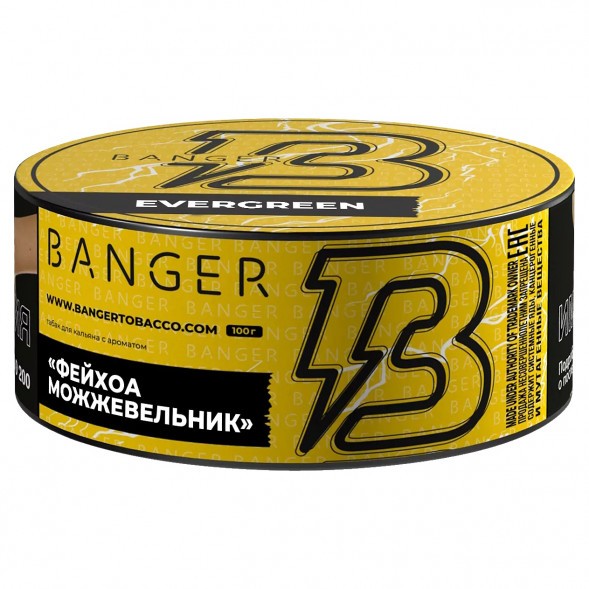 Табак Banger - Evergreen (Фейхоа Можжевельник, 100 грамм) купить в Перми