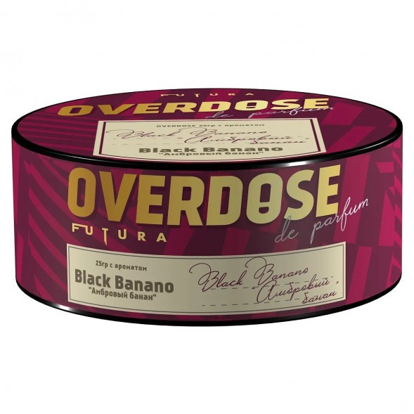 Табак Overdose - Black Banano (Амбровый Банан, 25 грамм) купить в Перми