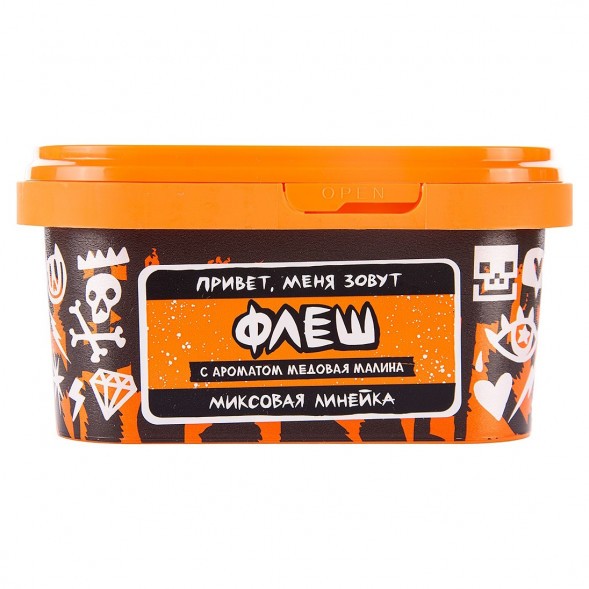 Табак Хулиган - Флеш (Медовая Малина, 200 грамм) купить в Перми