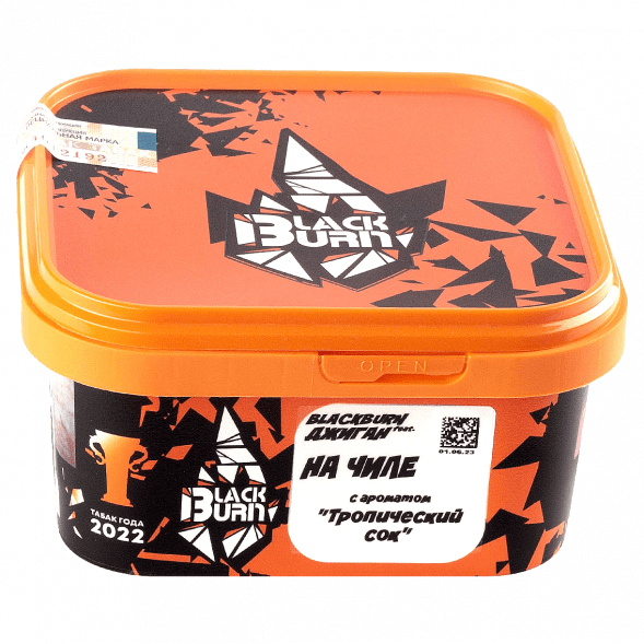 Табак BlackBurn - На Чиле (Тропический Сок, 200 грамм) купить в Перми