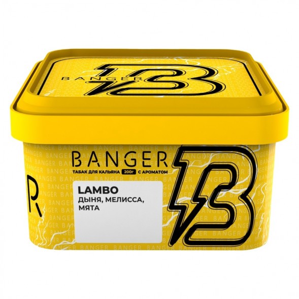 Табак Banger - Lambo (Дыня, Мелисса, Мята, 200 грамм) купить в Перми