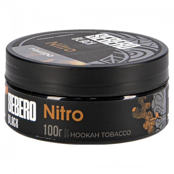 Табак Sebero Black - Nitro (Нитро, 100 грамм) купить в Перми