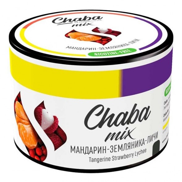 Смесь Chaba Mix - Tangerine Strawberry Lychee (Мандарин, Земляника, Личи, 40 грамм) купить в Перми