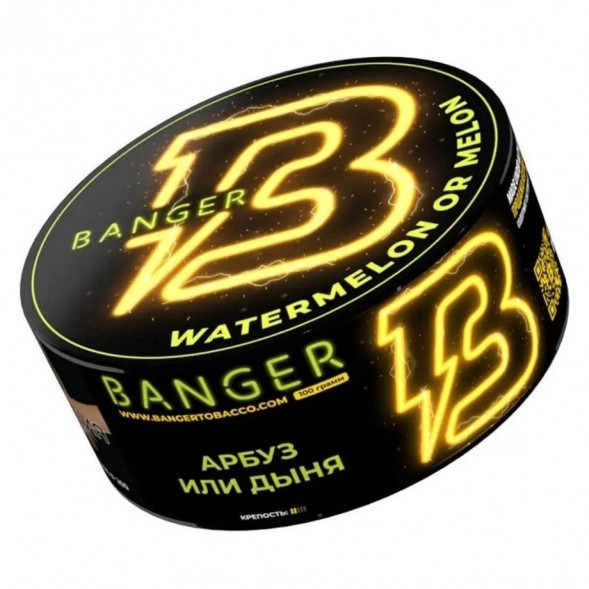 Табак Banger - Watermelon or Melon (Арбуз или Дыня, 25 грамм) купить в Перми