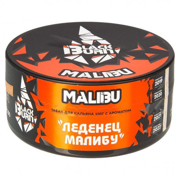 Табак BlackBurn - Malibu (Леденец Малибу, 100 грамм) купить в Перми