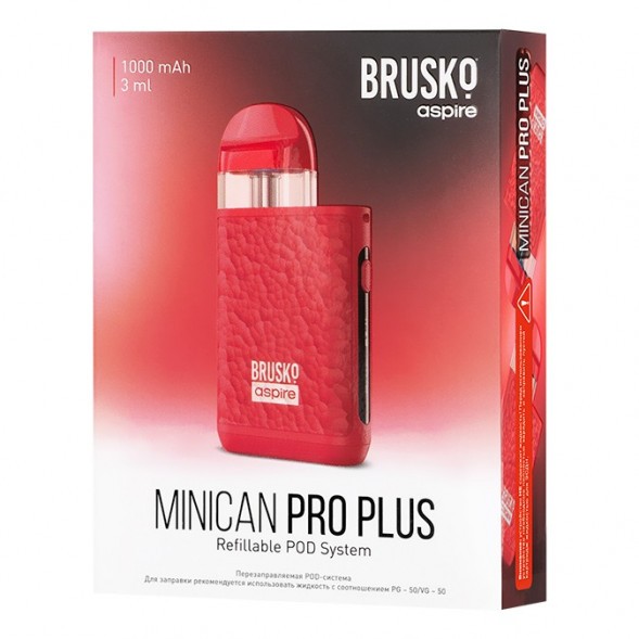 Электронная сигарета Brusko - Minican PRO Plus (Красный) купить в Перми