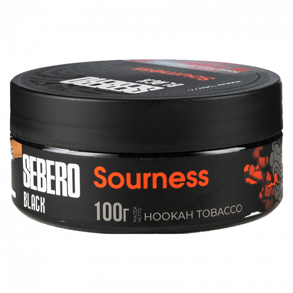 Табак Sebero Black - Sourness (Кислая Клюква, 100 грамм) купить в Перми