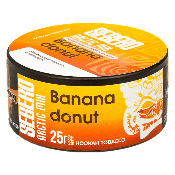 Табак Sebero Arctic Mix - Banana Donut (Банана Донат, 25 грамм) купить в Перми