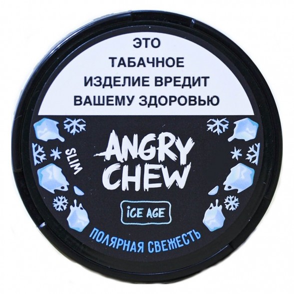 Табак жевательный Angry Chew Slim Medium - Полярная Свежесть (12 грамм) купить в Перми