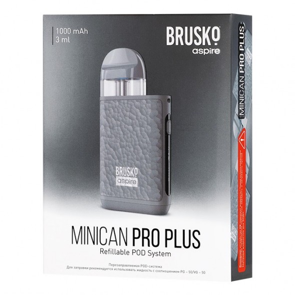 Электронная сигарета Brusko - Minican PRO Plus (Серый) купить в Перми