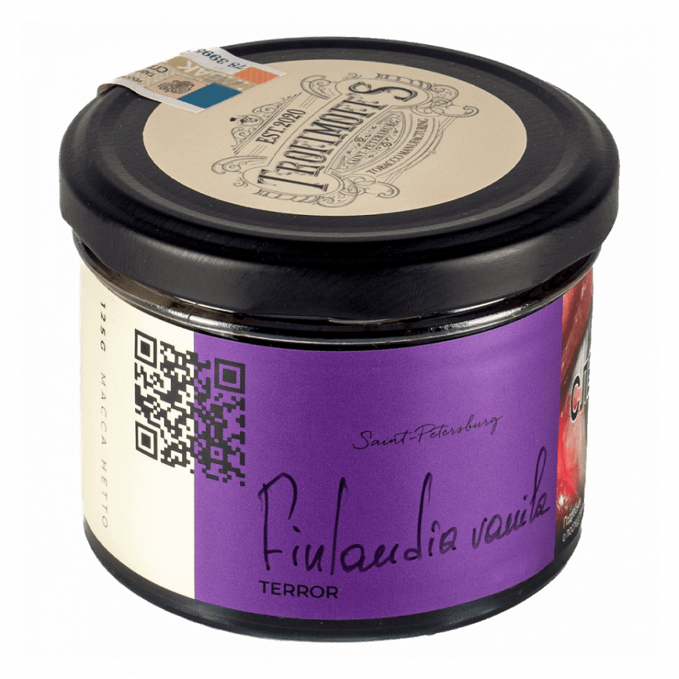 Табак Trofimoff&#039;s Terror - Finlandia Vanila (Финская Ваниль, 25 грамм) купить в Перми