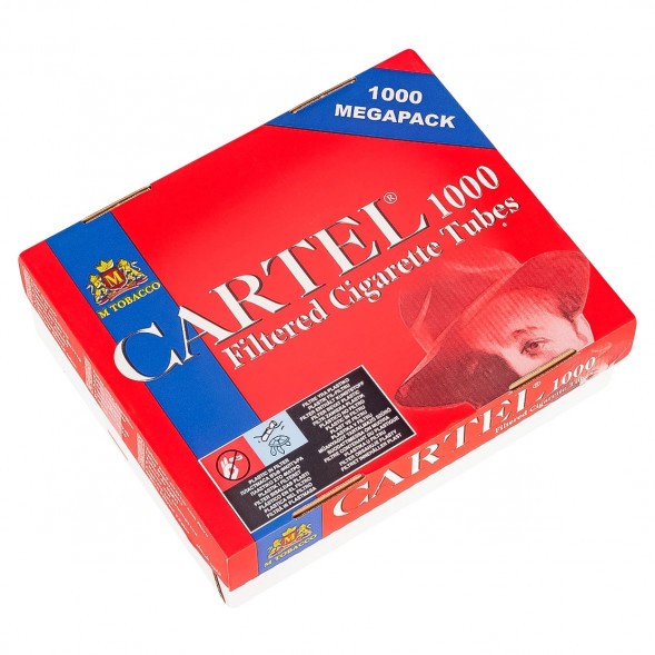 Гильзы сигаретные Cartel - 84x15 мм (1000 штук) купить в Перми