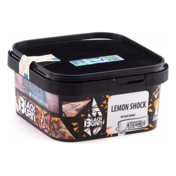Табак BlackBurn - Lemon Shock (Кислый Лимон, 200 грамм) купить в Перми