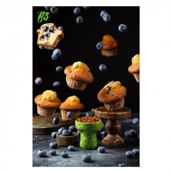 Табак B3 - Blueberry Muffin (Черничный Маффин, 250 грамм) купить в Перми