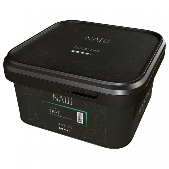 Табак NАШ BLACK - Урал (Можжевельник, Ягоды, Мята, 200 грамм) купить в Перми