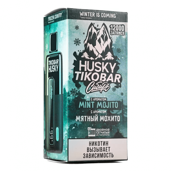 TIKOBAR HUSKY Сибирь - Мятный Мохито (Mint Mojito, 12000 затяжек) купить в Перми