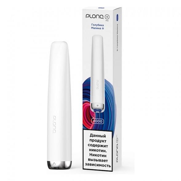 PLONQ PLUS PRO - Голубика Малина (Blueberry Raspberry, 4000 затяжек) купить в Перми