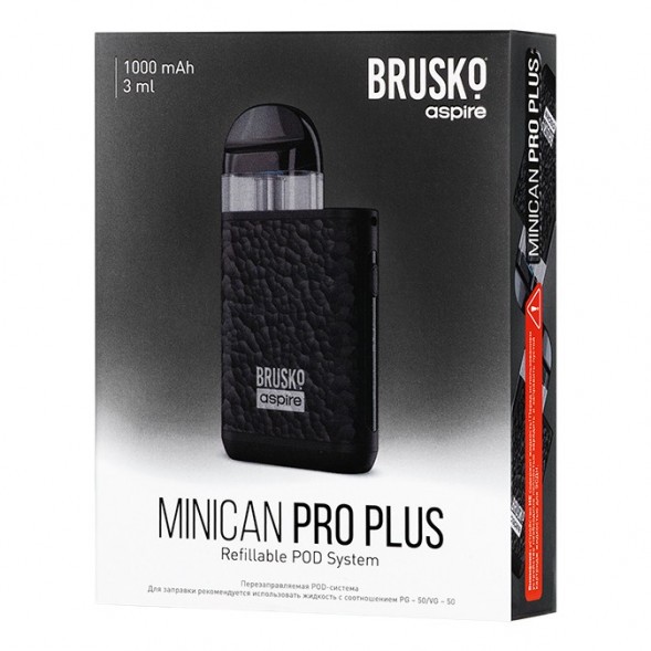Электронная сигарета Brusko - Minican PRO Plus (Черный) купить в Перми
