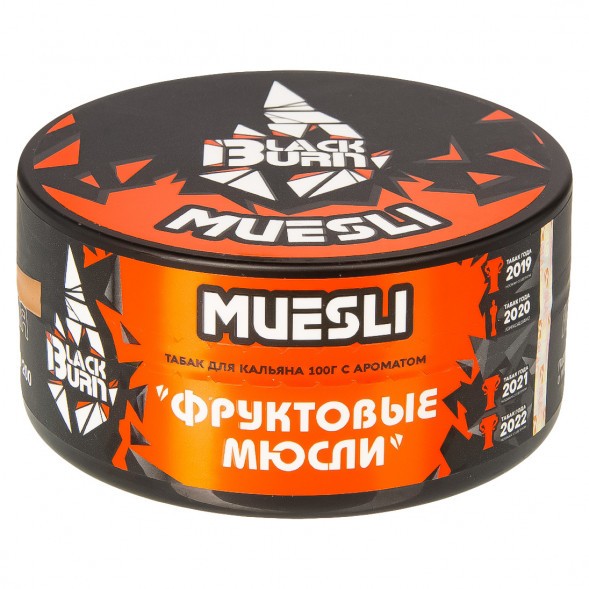 Табак BlackBurn - Muesli (Фруктовые Мюсли, 100 грамм) купить в Перми