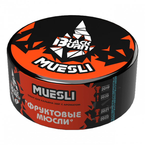 Табак BlackBurn - Muesli (Фруктовые Мюсли, 100 грамм) купить в Перми