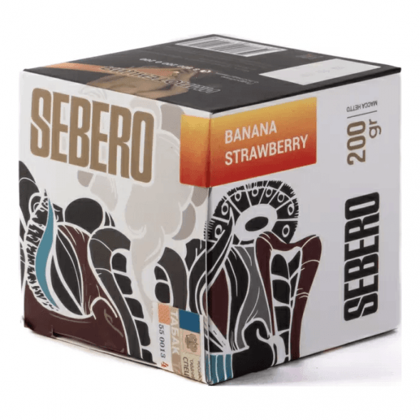 Табак Sebero - Banana Strawberry (Банан и Клубника, 200 грамм) купить в Перми