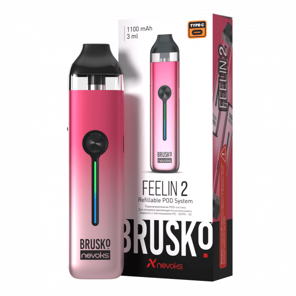 Электронная сигарета Brusko - Feelin 2 (Розовый Пунш) купить в Перми
