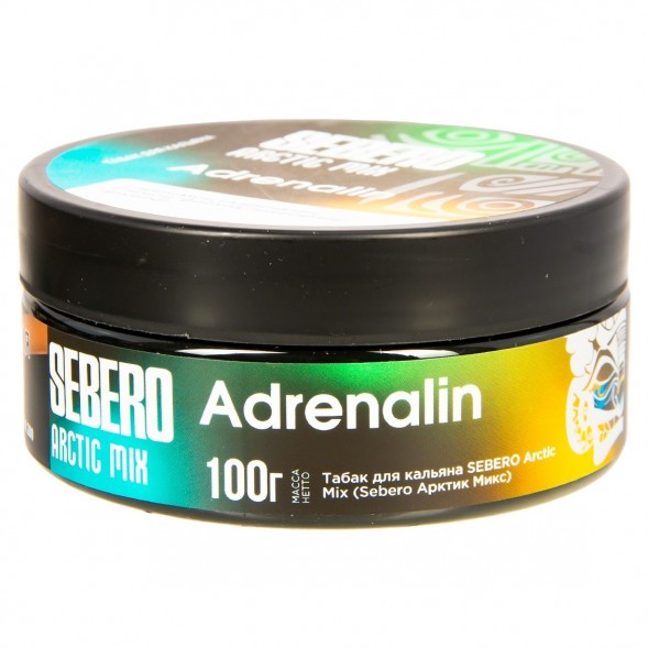 Табак Sebero Arctic Mix - Adrenalin (Адреналин, 100 грамм) купить в Перми