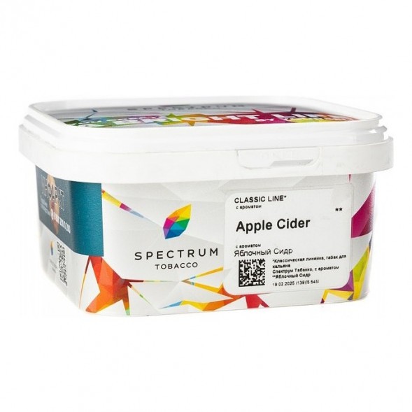 Табак Spectrum - Apple Cider (Яблочный Сидр, 200 грамм) купить в Перми