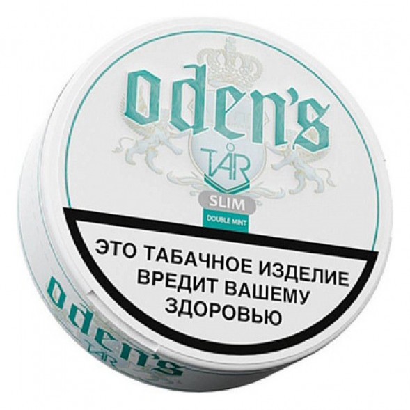 Табак жевательный ODENS - TAR Double Mint Slim (10 грамм, Россия) купить в Перми