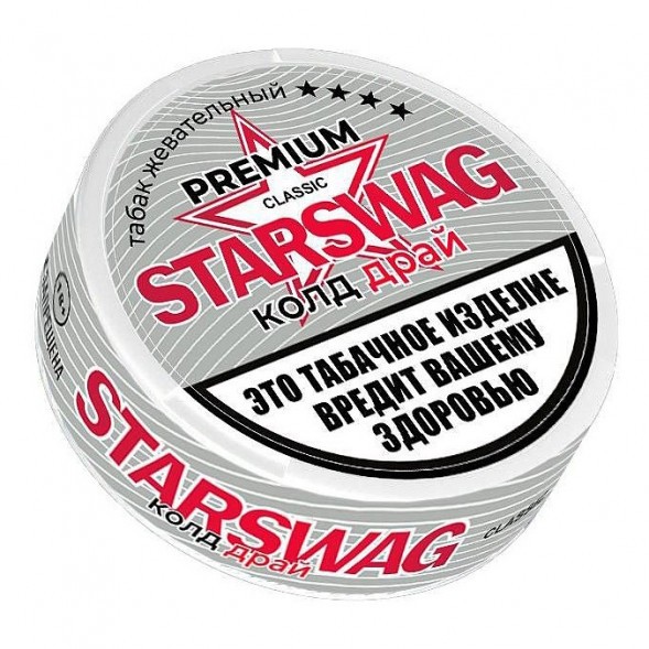 Табак жевательный STARSWAG - Колд Драй (10 грамм) купить в Перми