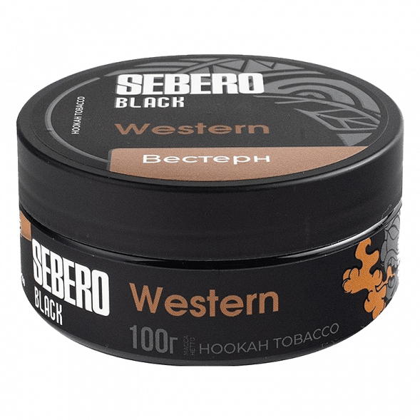 Табак Sebero Black - Western (Вестерн, 100 грамм) купить в Перми