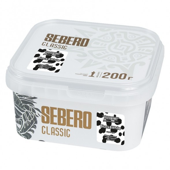 Табак Sebero - Black&amp;White (Мороженое с Шоколадной Крошкой, 200 грамм) купить в Перми
