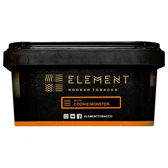 Табак Element Земля - Cookie Monster NEW (Земляничное Печенье, 200 грамм) купить в Перми