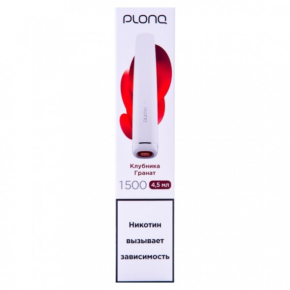 PLONQ PLUS - Клубника Гранат (1500 затяжек) купить в Перми