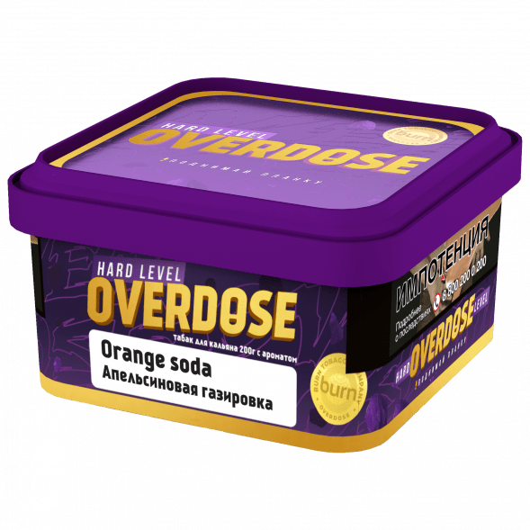 Табак Overdose - Orange Soda (Апельсиновая Газировка, 200 грамм) купить в Перми