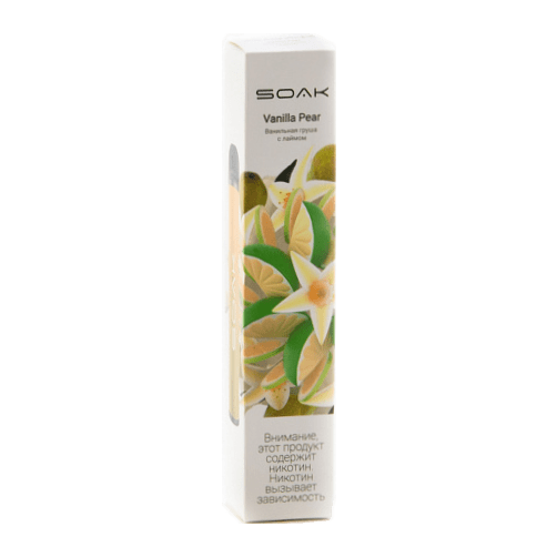SOAK X - Vanilla Pear (Ванильная Груша с Лаймом, 2200 затяжек) купить в Перми