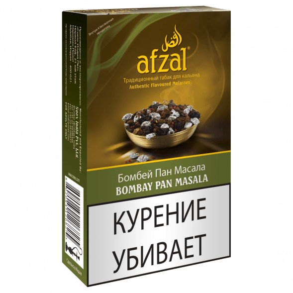 Табак Afzal - Bombay Pan Masala (Бомбейские Специи, 40 грамм) купить в Перми