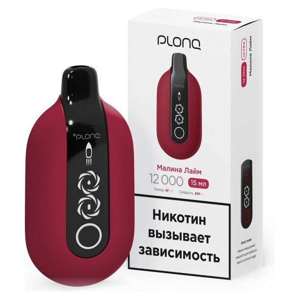PLONQ ULTRA - Малина Лайм (12000 затяжек) купить в Перми