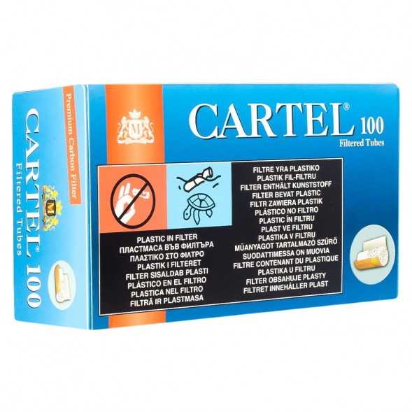Гильзы сигаретные Cartel - Carbon 84x20 мм (100 штук) купить в Перми