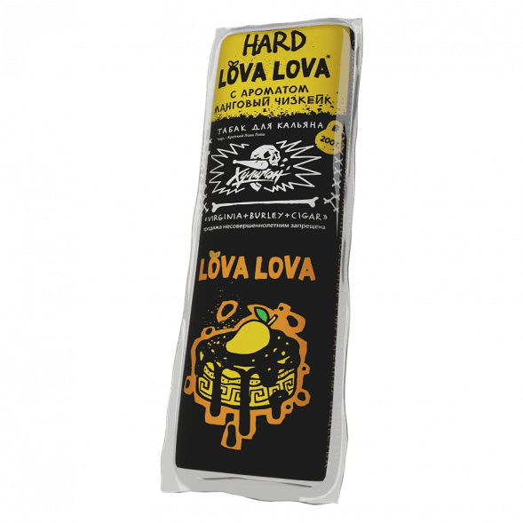 Табак Хулиган Hard - LOVA LOVA (Манговый Чизкейк, 200 грамм) купить в Перми